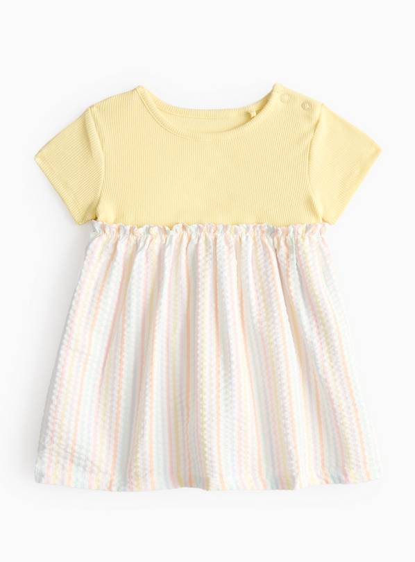 Summer Rainbow Twofer Dress 3-6 months